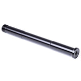 X-Fusion XF 15mm bolt-style axle for McQueen forks, 110mm boost thru axle, bicycle components, black metal construction
