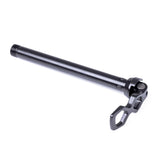 X-Fusion McQueen 110mm x 15mm Boost MTB fork axle, durable steel component for mountain bike suspension forks.