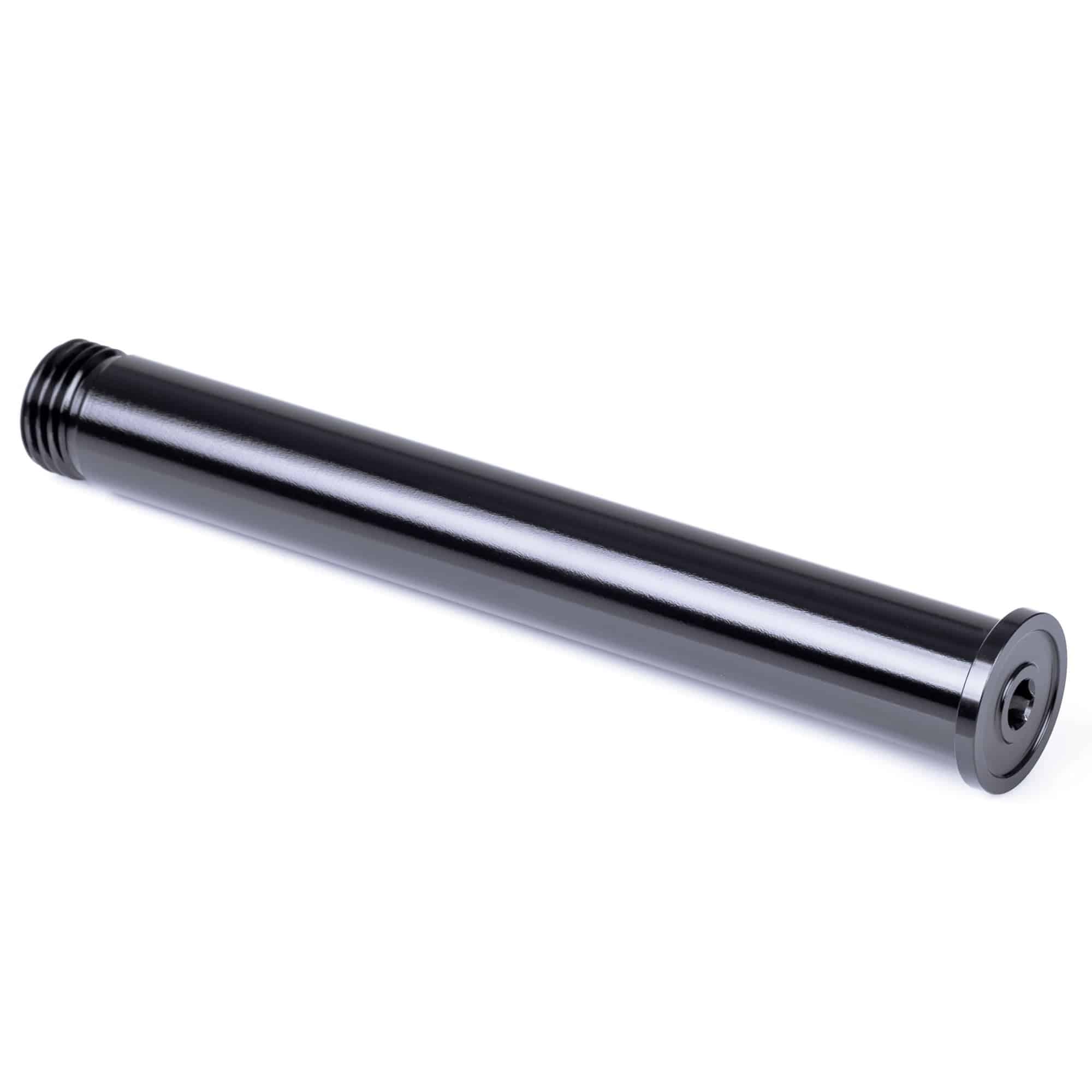X-Fusion XF 20mm bolt-style axle for RV1 and metric forks with 20mm dropouts, showing the metal axle component and threading.