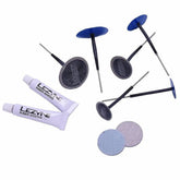 Lezyne Tubeless Pro Plugs Kit for durable tubeless tire repair, black components for seamless sealing and maintenance.