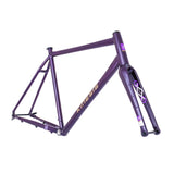 Kinesis UK GX Race gravel frameset with Columbus Futura carbon fork, designed for bikepacking and off-road cycling.
