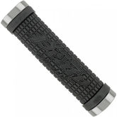 Lizard Skins Dual-Clamp Lock-On MTB and BMX grips with textured surface for secure bike handling and enhanced control.