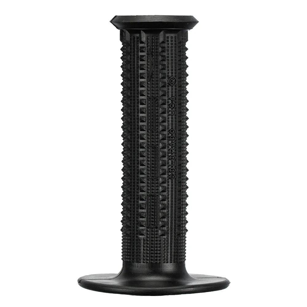 Lizard Skins Single Compound Pyramid Flange grips for MTB and BMX bikes, featuring textured rubber for secure handling.