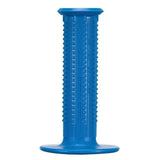 Lizard Skins single compound pyramid flange grips for MTB and BMX bikes, showing textured rubber grips with flange design.