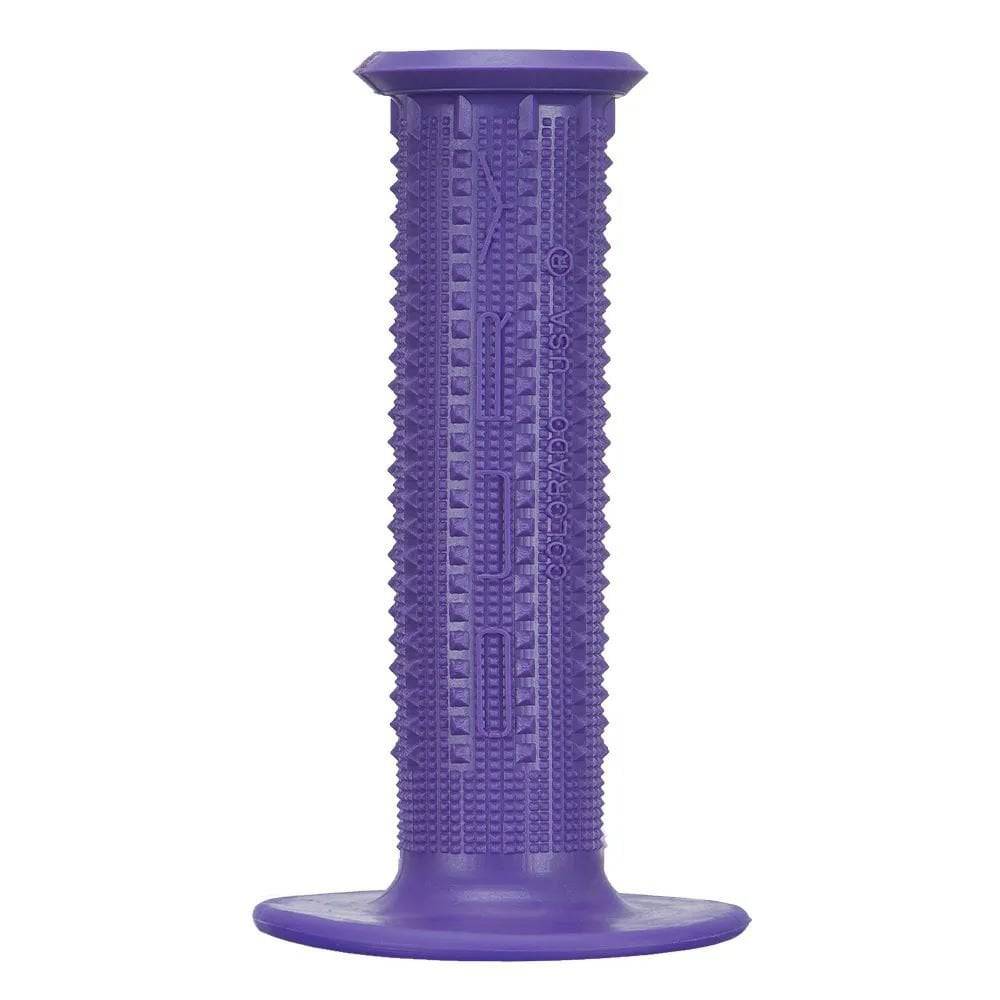 Lizard Skins single compound pyramid flange grips for MTB and BMX bikes, featuring textured rubber for enhanced grip and control.