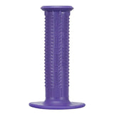 Lizard Skins single compound pyramid flange grips for MTB and BMX bikes, featuring textured rubber for enhanced grip and control.