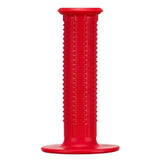 Lizard Skins single compound pyramid flange grips for MTB and BMX bikes showing textured rubber grip surface and flange design.