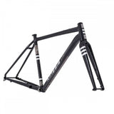 Kinesis UK Tripster AT Plus gravel and road frameset with carbon fork and cargo mounts, designed for versatile riding.
