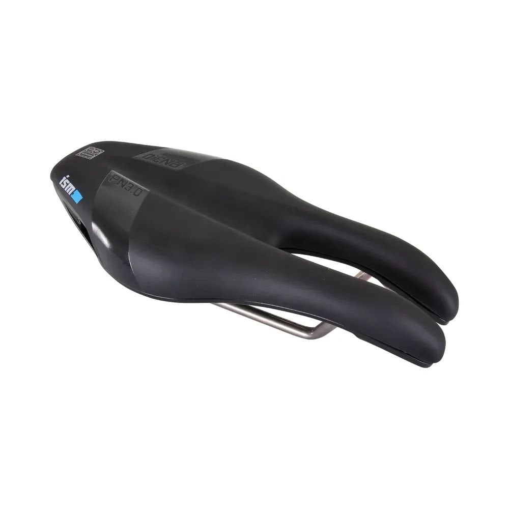 ISM PN 3.0 nose-less road bike saddle for triathlon and time trial, showing sleek ergonomic design and comfortable padding.