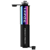 Lezyne Pocket Drive Pro HV compact hand pump with Neo metallic black finish, designed for high-volume bicycle tires.