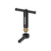 Lezyne Pocket Torque Drive wrench with 6 bits, adjustable 2-6 Nm, black, in EVA case for bike workshop and maintenance.