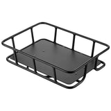 Momentum rear basket accessory for Pakyak E+ bicycle, durable storage mount for carrying items on the bike.
