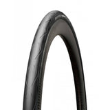 Hutchinson Blackbird tubeless ready road tyre in black, showcasing its sleek high-performance design for cycling components.