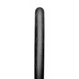 Hutchinson Blackbird tubeless ready road tyre mounted on a bike wheel, showcasing its high-performance black rubber design.