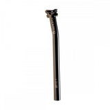 Thomson Masterpiece setback MTB seatpost with infinite tilt adjustment, durable component for mountain bike cycling.