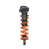 Fox DHX2 Factory rear shock for downhill mountain biking, showcasing advanced suspension technology and durable components.