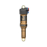 Fox Float Factory rear shock for trail and eMTB bikes, showing adjustable 2-position damping and high-performance components.