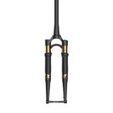 Fox 32 TC GRIP SL Float Factory tapered gravel fork with fender mounts, lightweight mountain bike component, black with suspension details.