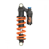 Fox DHX2 Factory downhill rear shock with 2-position adjustment and MCU bumper, mountain bike suspension component.
