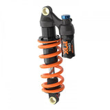 Fox DHX2 Factory downhill rear shock with 2-position adjustability and MCU bumper, bicycle suspension component.
