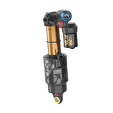 Fox Float X2 Factory rear shock for mountain biking, showcasing high-performance suspension components and detailed design features.