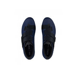 Fizik R5 Tempo Overcurve road cycling shoes with BOA IP1 dial and Velcro strap, shown from the side with sleek black design