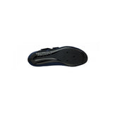 Fizik R5 Tempo Overcurve road cycling shoes with BOA IP1 dial and Velcro strap, featuring sleek black design and breathable mesh.