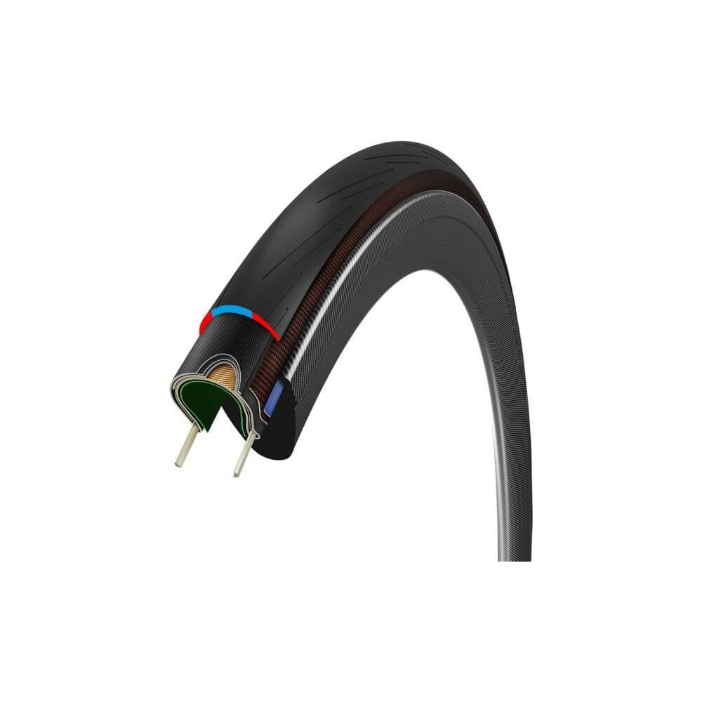 Vittoria Ridearmor II TLR G2.0 tubeless road tyre 700x38c with puncture-resistant tread for road cycling.
