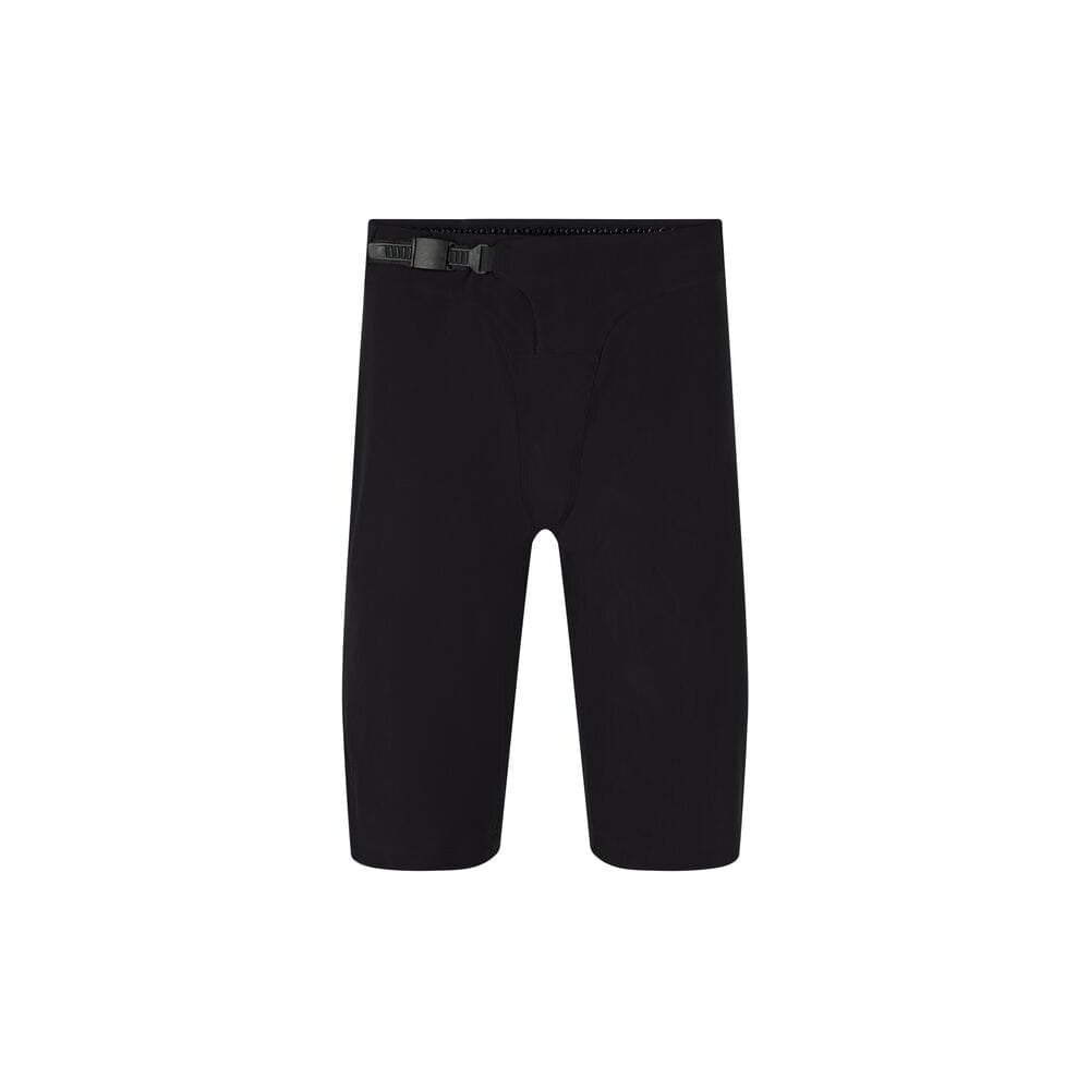 Madison Flux women's DWR stretch trail short jersey with quick-adjust fit, lightweight outdoor clothing for active hiking.