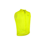 Madison Flux men's waterproof cycling gilet vest with reflective inserts, lightweight and packable for outdoor riding.
