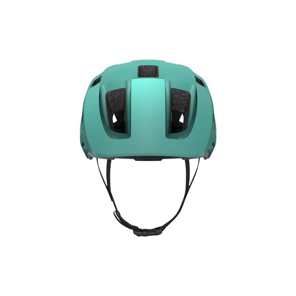 Lazer Finch KinetiCore youth trail helmet with adjustable fit and LED light mount, featuring ventilation and secure straps.