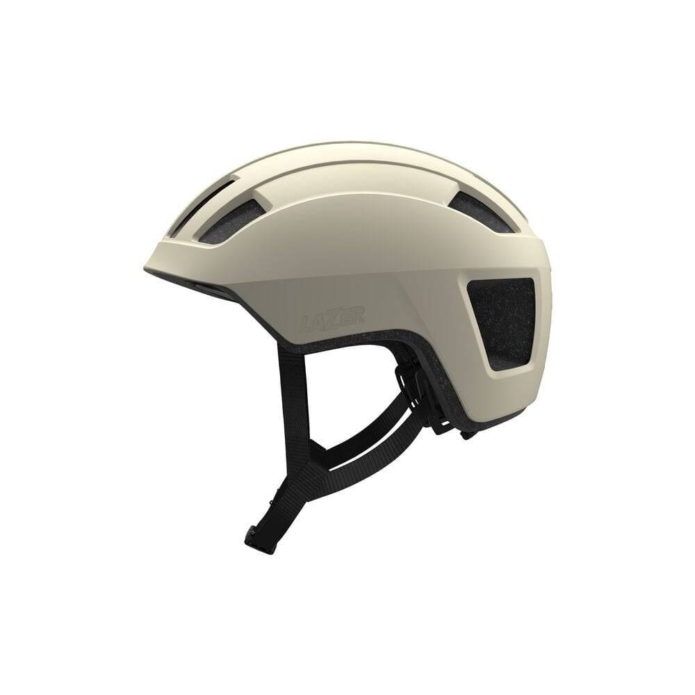 Lazer Verde KinetiCore cycling helmet in green with ventilation and adjustable straps, NTA 8776 certified, sustainable design.