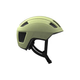 Lazer Verde KinetiCore cycling helmet in green with ventilation vents, sustainable design, and NTA 8776 certification.