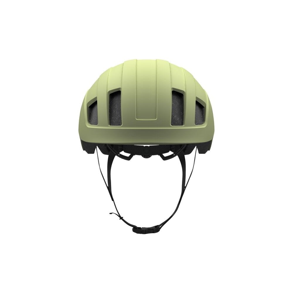 Lazer Verde KinetiCore cycling helmet in green with ventilation and adjustable straps, NTA 8776 certified.