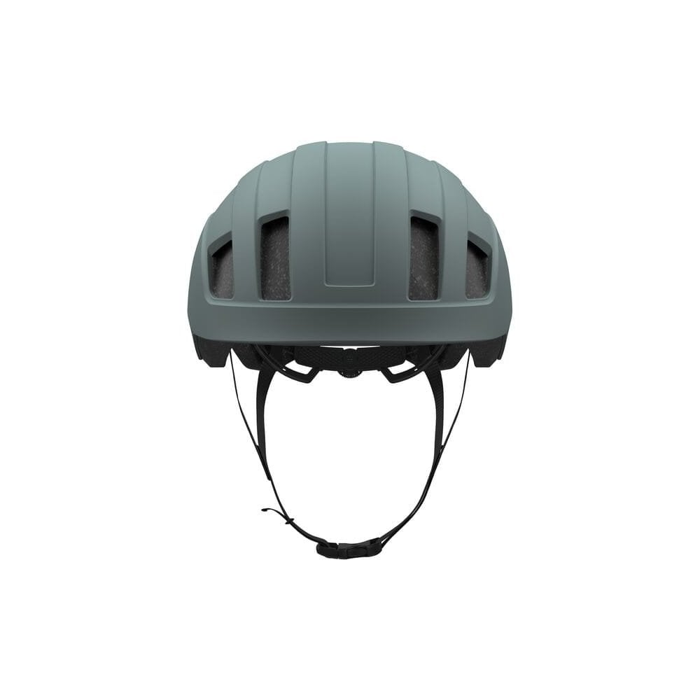 Lazer Verde KinetiCore cycling helmet in green with adjustable straps and ventilation, NTA 8776 certified, sustainable design.
