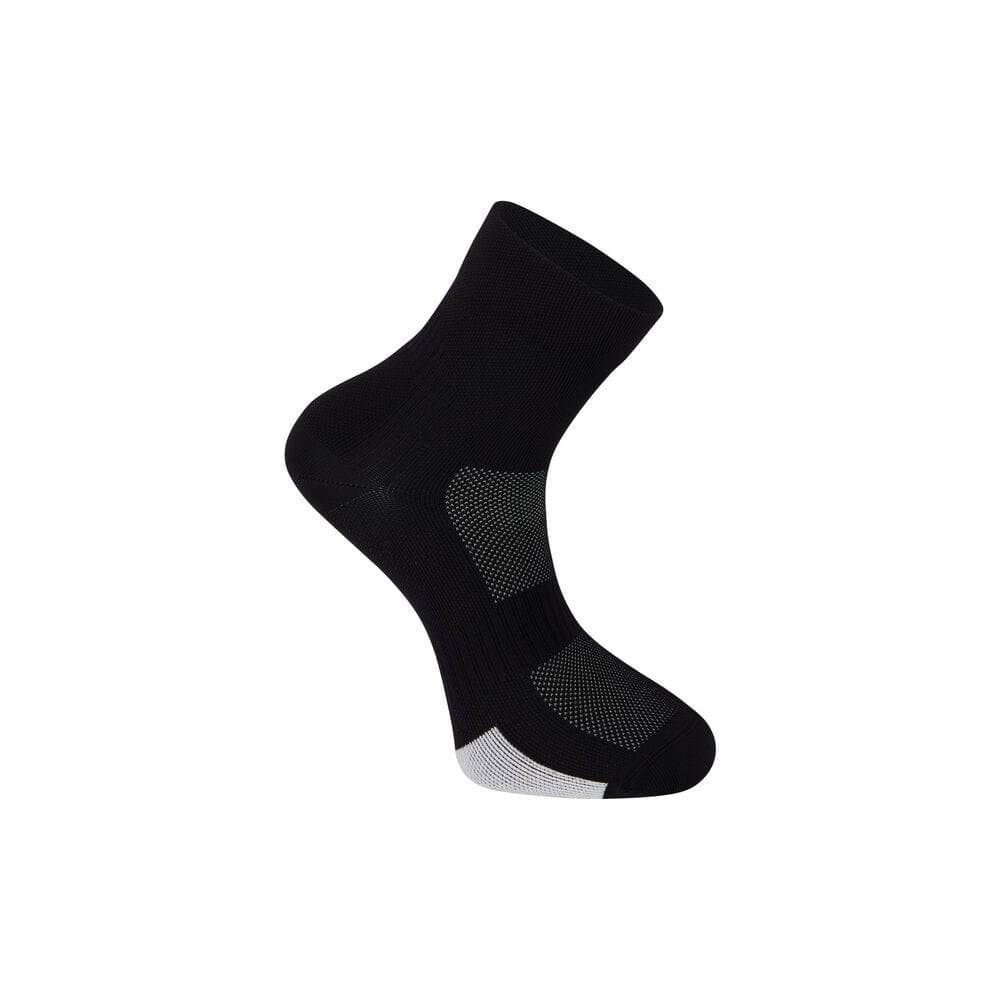 Madison Flux performance unisex athletic socks with moisture-wicking fabric, designed for running and cycling activities.