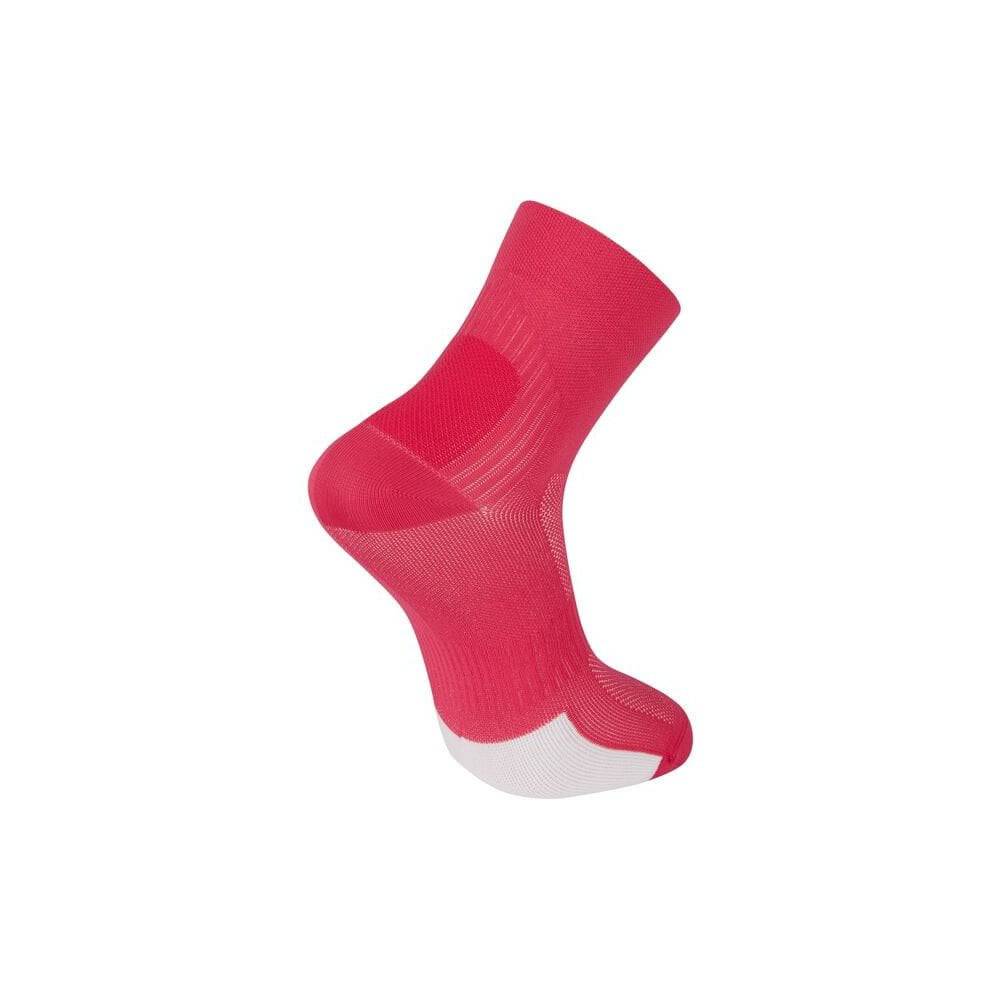 Madison Flux performance socks, unisex athletic moisture-wicking socks for running and cycling, shown in black with mesh ventilation.