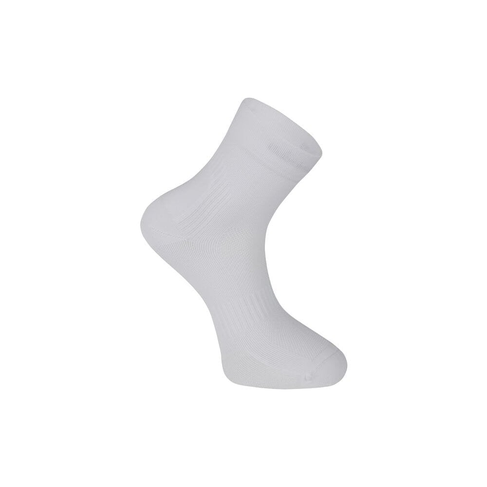 Madison Flux Performance Socks, unisex moisture-wicking athletic socks for running and cycling, shown in black and gray.