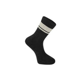 Madison Roam Isoler Crew Socks, durable insulated unisex socks for daily comfort, shown in a close-up of the fabric and design.