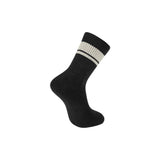 Madison Roam Isoler crew socks in black, durable insulated unisex socks designed for daily comfort and warmth.