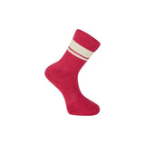 Madison Roam Isoler Crew Socks, durable insulated unisex socks, shown in a natural stance for daily comfort and warmth.