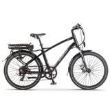 Wisper 905 Torque e-Hybrid bike with 26-inch frame, disc brakes, and customizable power options, shown without battery.