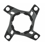 Trek FSA TQ Equipped Trek Fuel EXe crank spider in black with 104mm BCD for drivetrain upgrade, shown on a component background.