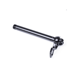 X-Fusion XF 15mm axle for bike forks and steering, showing the metal component with threading and mounting ends.
