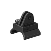 Knog Blinder Pro bike and helmet light with GoPro locking mount accessory for secure attachment.