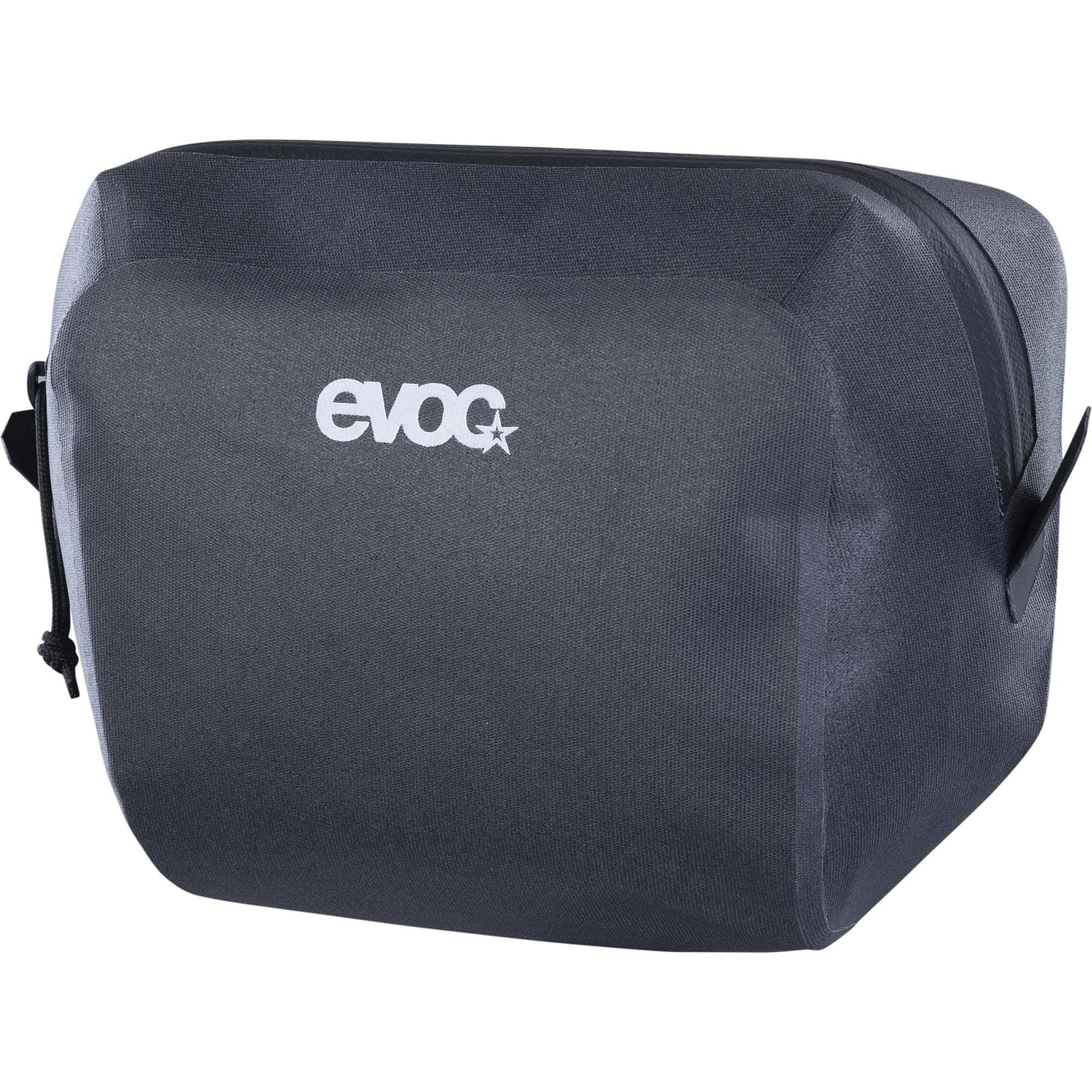 EVOC Torso Protector Pin Pack 2024 waterproof magnetic attachment bag in black, compact and durable accessories for cycling.