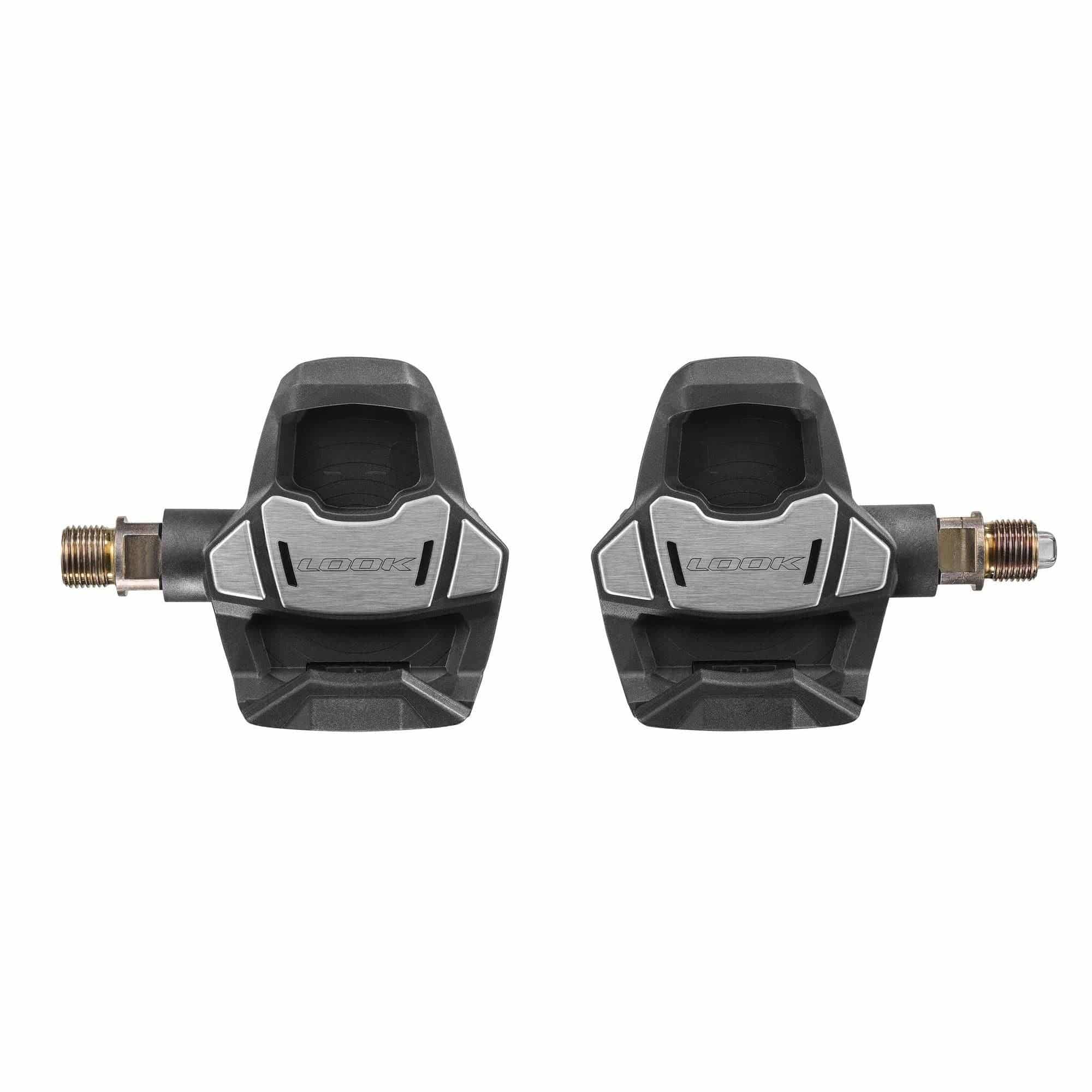 LOOK Keo Blade Carbon Power single-sided bike pedals with Bluetooth and ANT+ for precise 16nm power measurement.
