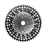SRAM XS-1275 Eagle 12-speed cassette with 10-52T gear range, black finish, designed for 55mm chainline mountain bike components.