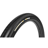 Panaracer TLR GravelKing SS tubeless gravel tyre with beadlock technology, shown with textured tread for off-road riding.