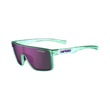 Tifosi Sanctum single lens sunglasses with lightweight sports frame and UV protection, designed for active outdoor wear.